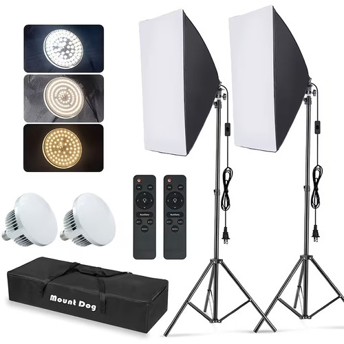 Mountdog softbox light kit - softbox,